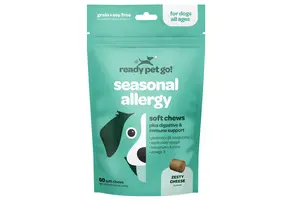 Ready Pet Go! - Dog Soft Chews Seasonal Allergy 60ct Zesty Cheese