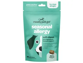 Ready Pet Go! - Dog Soft Chews Seasonal Allergy 60ct Zesty Cheese