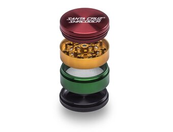 Santa Cruz Shredder - Grinder Heavy Duty Aluminum Large 4pc