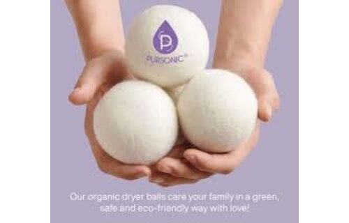 Pursonic - Wool Dryer Balls 6ct
