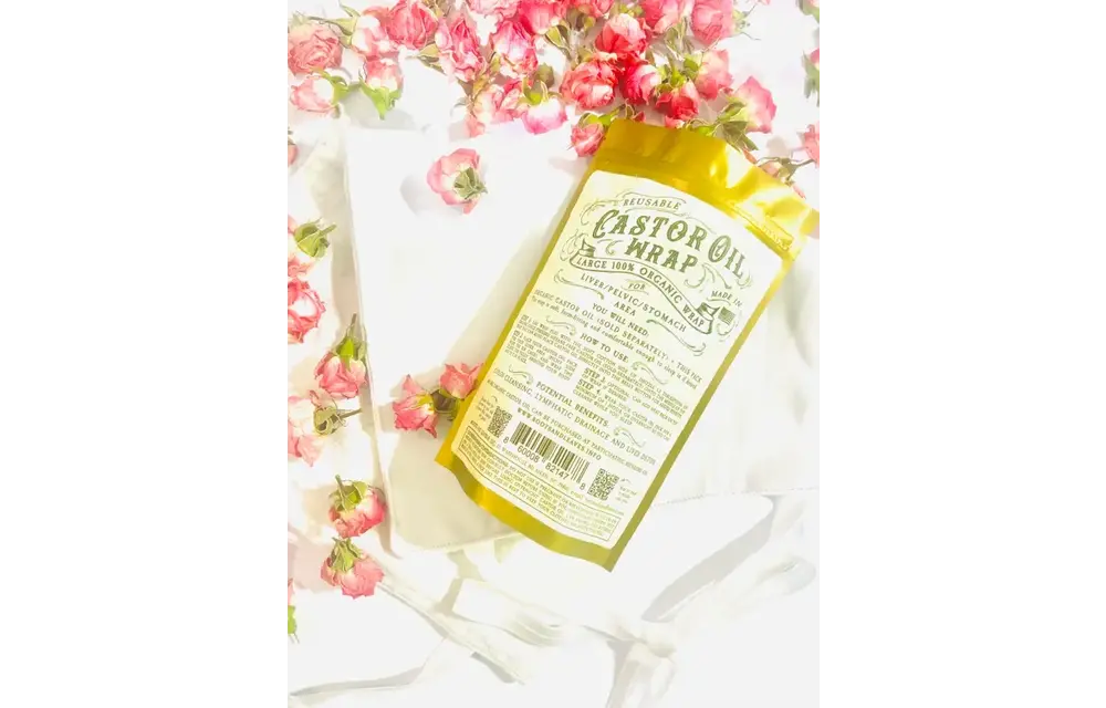 Roots and Leaves - Castor Oil Wrap Reusable Large