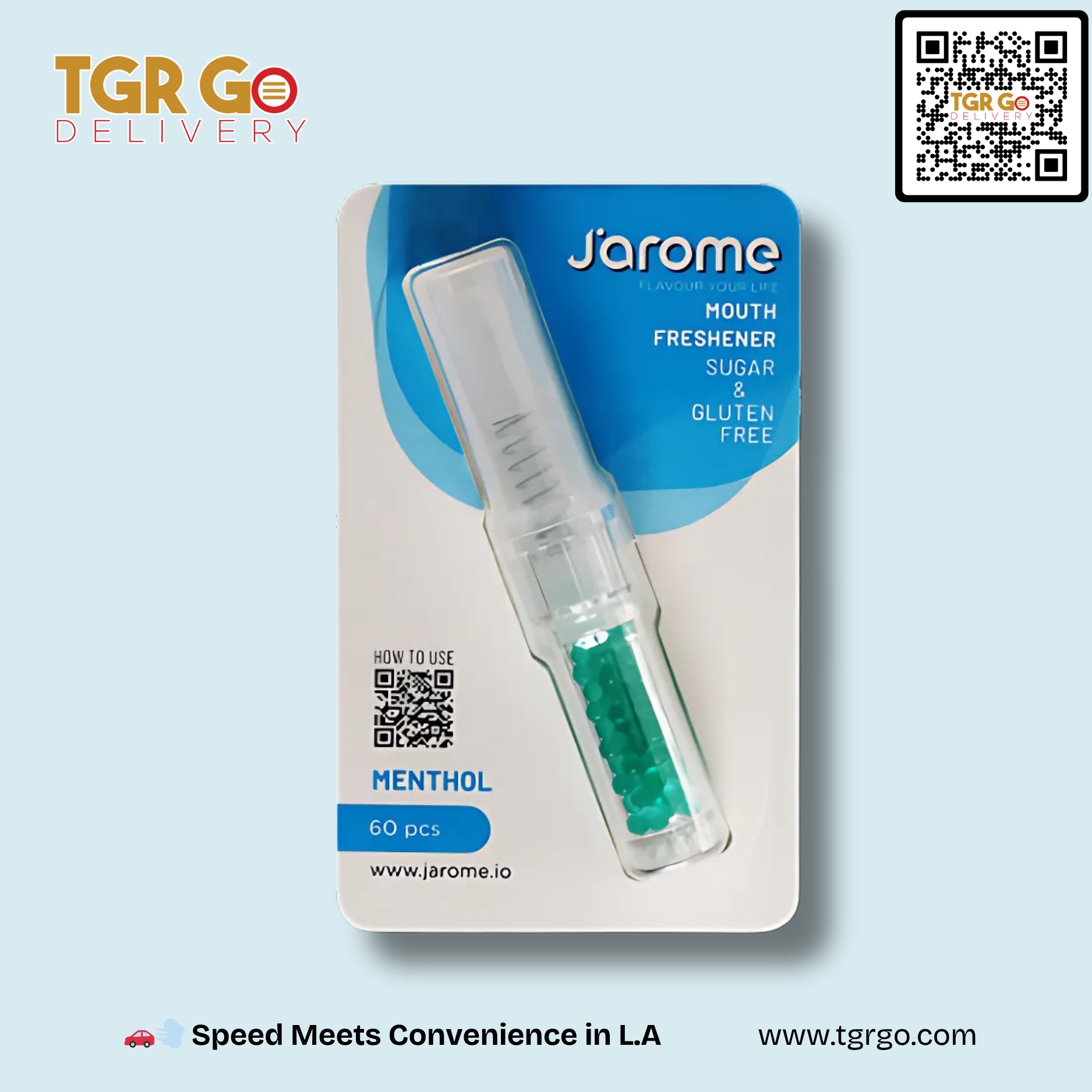 Jarome - Cigarette Accessories Mouth Freshener Menthol Ball 60ct