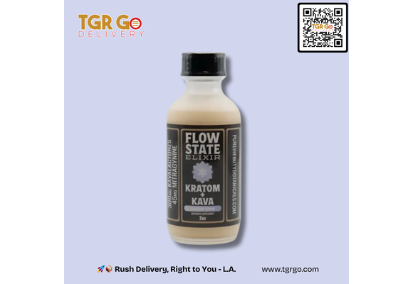 Pure Infinity Botanicals - Kratom + Kava Botanical Flow State Elixir LAVENDER CREAM 2oz