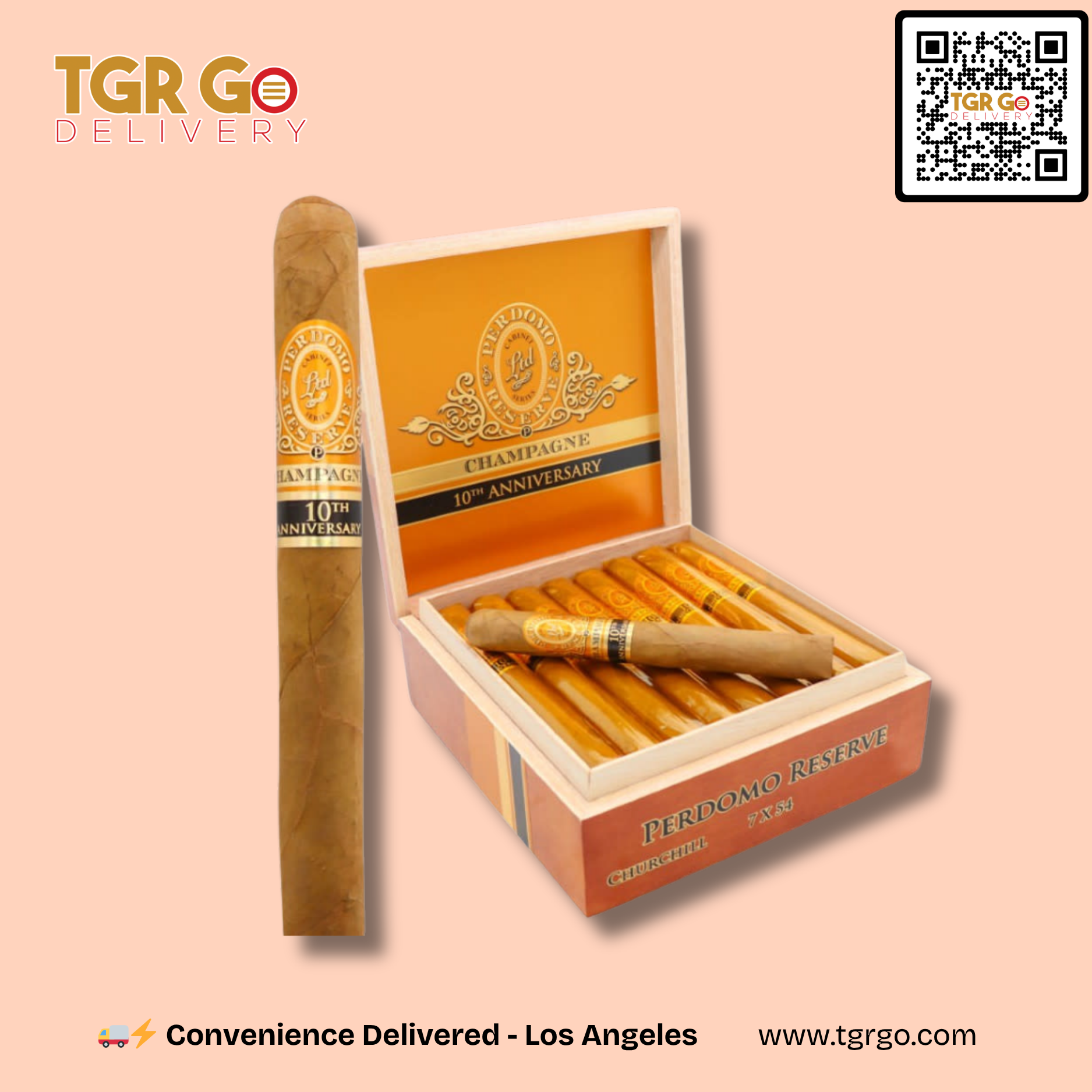 Perdomo Reserve - Cigar 10th Anniversary Champagne Churchill