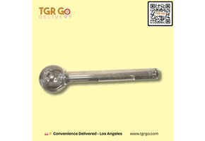 TGR - Oil Burner Hand Pipe 3.5" Small Thin Glass OB1