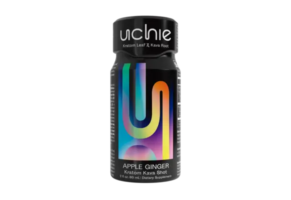 Uchie - Kratom + Kava Botanical Shot 2oz Apple Ginger