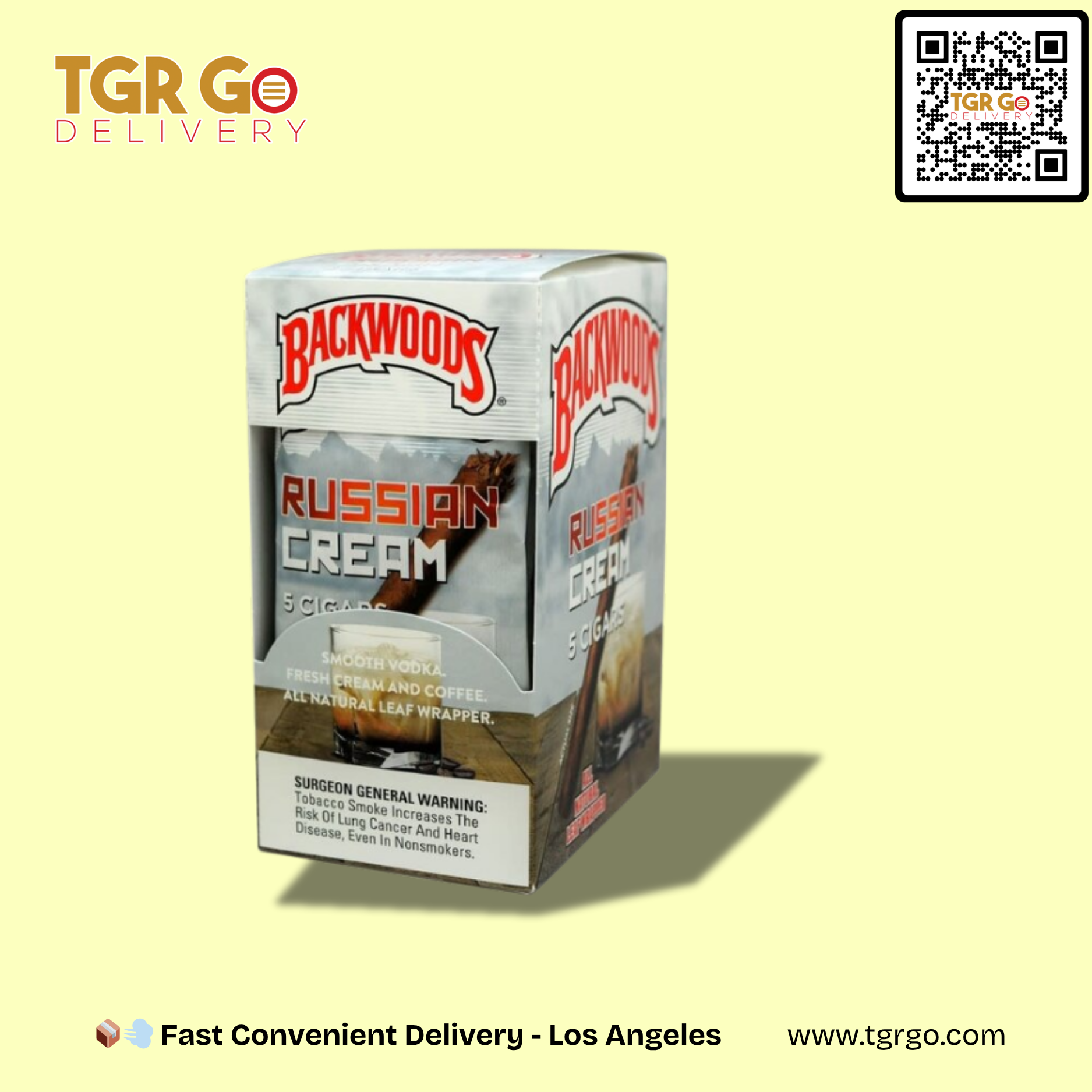 Backwoods - Blunt Wraps 5pk Russian Cream