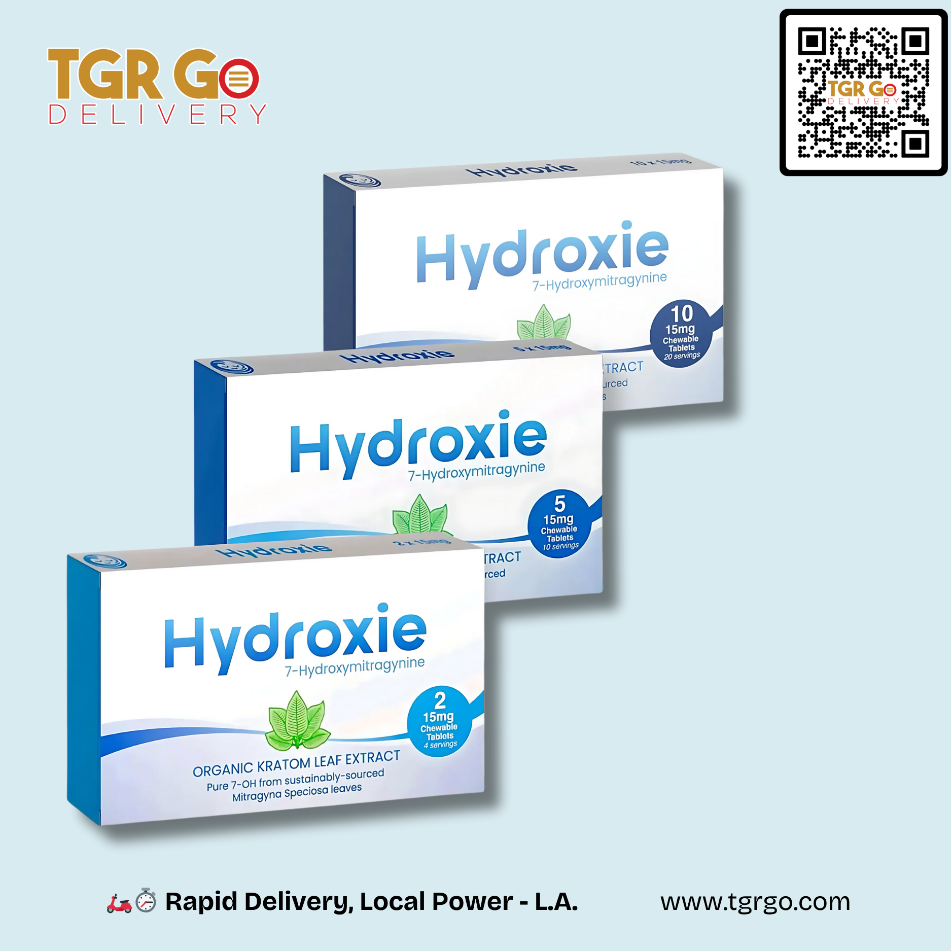 Hydroxie -7-Hydroxymitragynine Chewable Kratom Extract BLUE 15mg