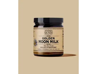 Anima Mundi Apothecary - Herbal Supplement Golden Moon Milk 5oz Blue Lotus Vanilla