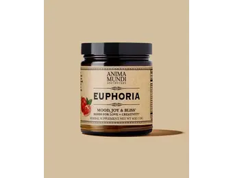 Anima Mundi Apothecary - Herbal Supplement Euphoria 4oz Mood, Joy & Bliss