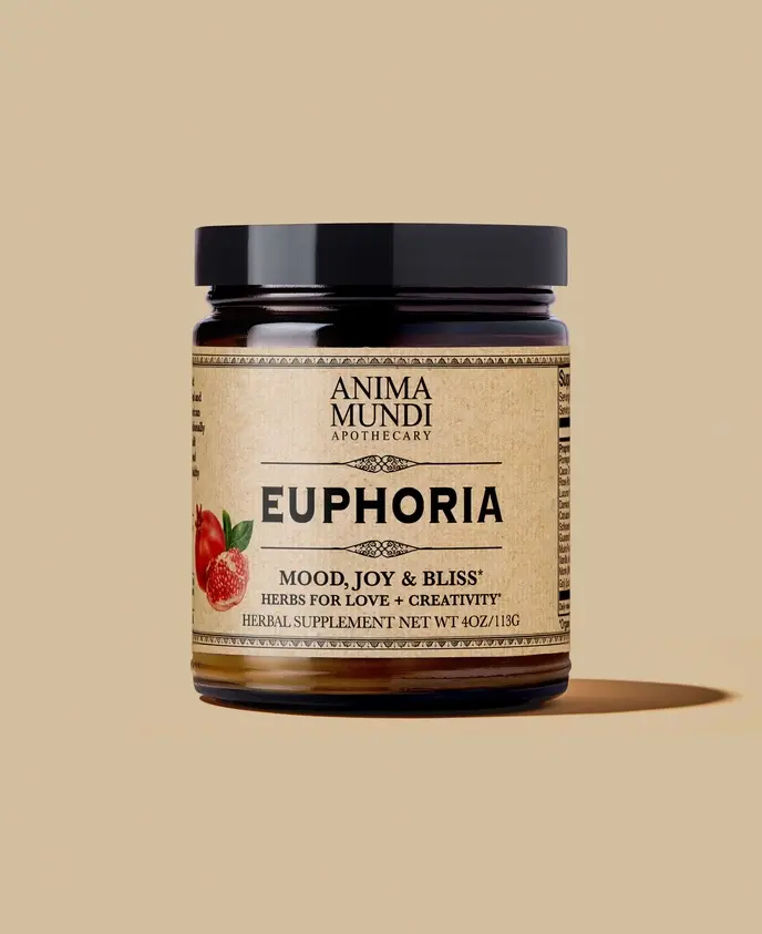 Anima Mundi Apothecary - Herbal Supplement Euphoria 4oz Mood, Joy & Bliss