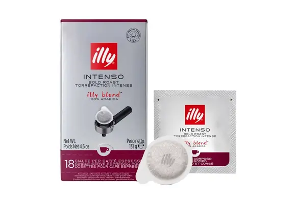 Illy - Coffee Intenso E.S.E. Pods 18ct