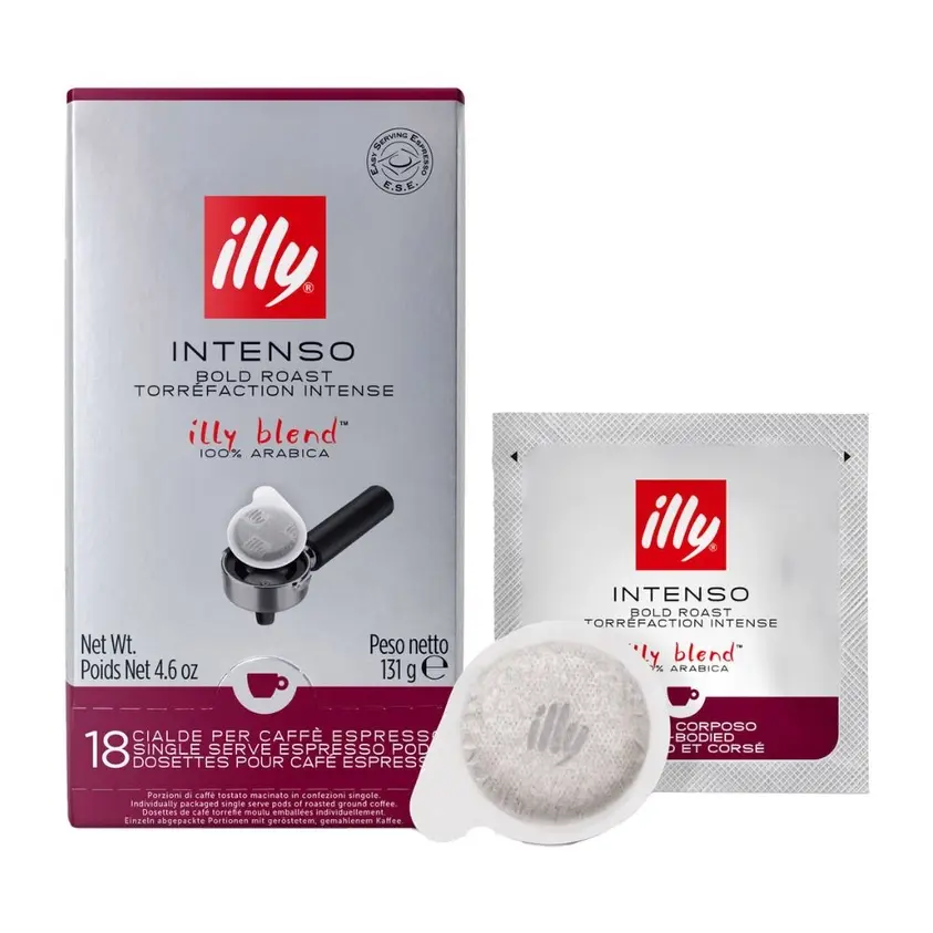 Illy - Coffee Intenso E.S.E. Pods 18ct
