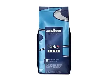Lavazza - Coffee Decaffeinated Whole Bean 17.6oz/500g Dek Filtro