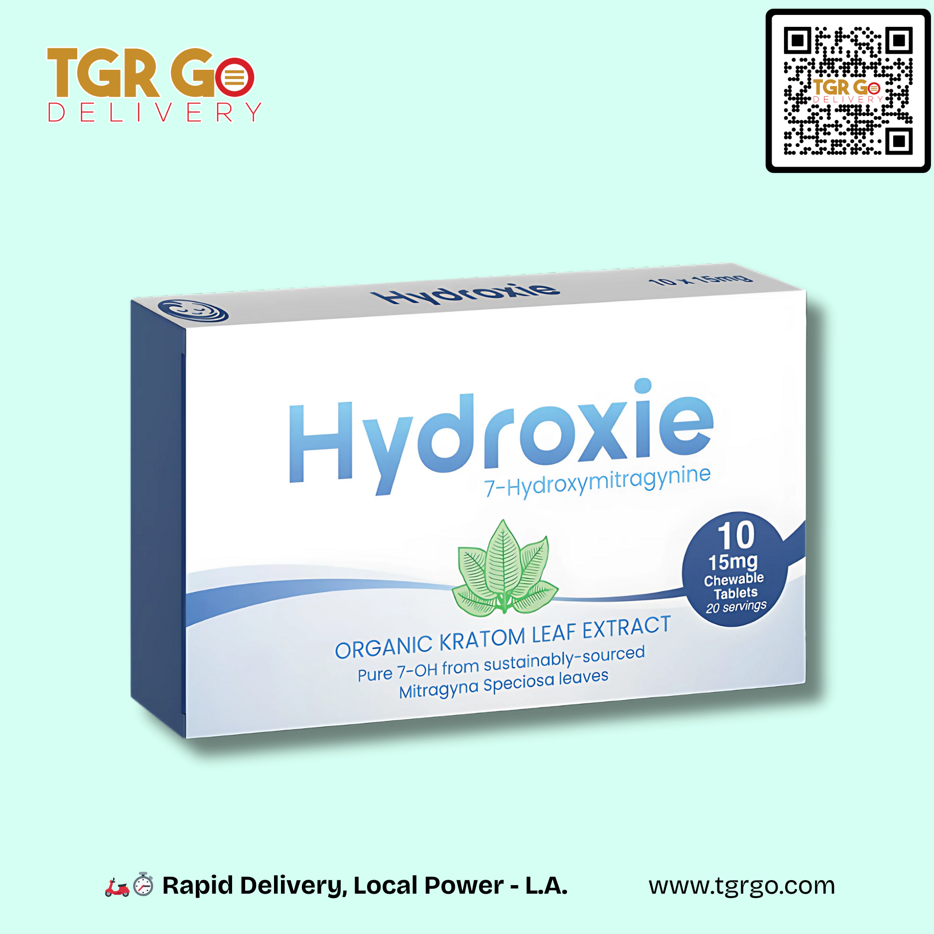 Hydroxie -7-Hydroxymitragynine Chewable Kratom Extract BLUE 15mg