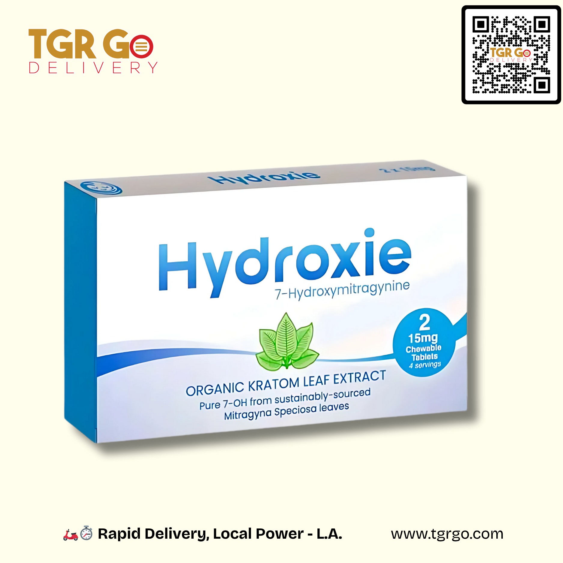 Hydroxie -7-Hydroxymitragynine Chewable Kratom Extract BLUE 15mg