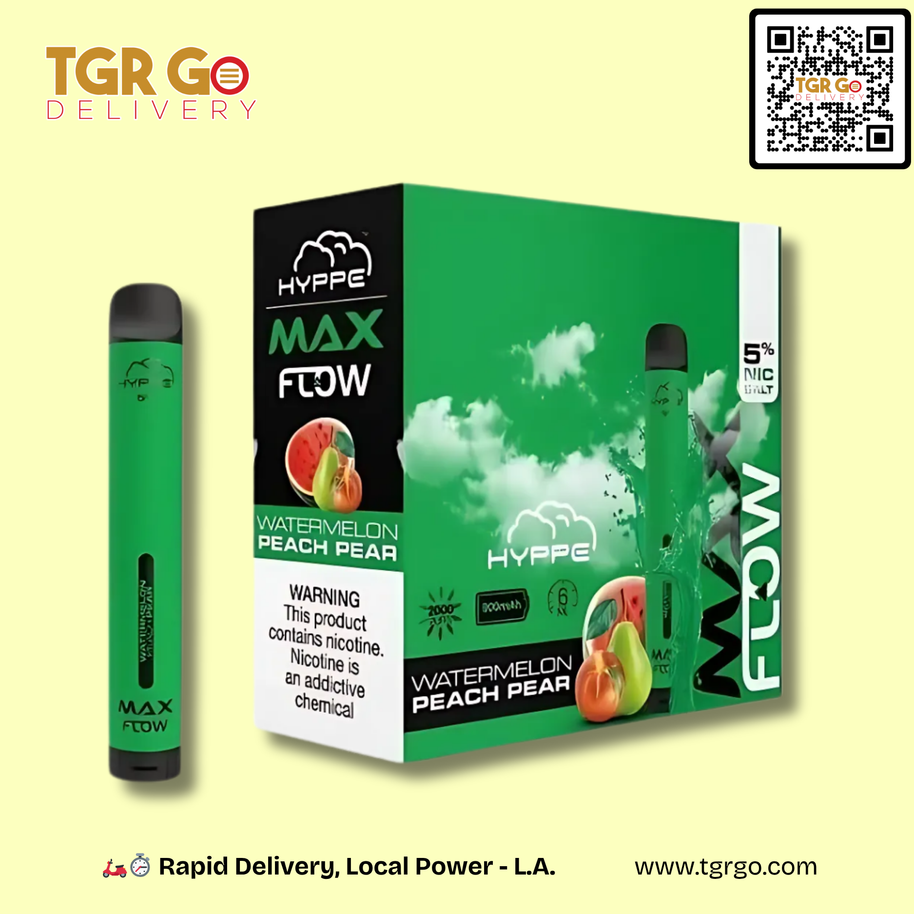 HYPPE - Disposable Vape Pen MAX FLOW 2000