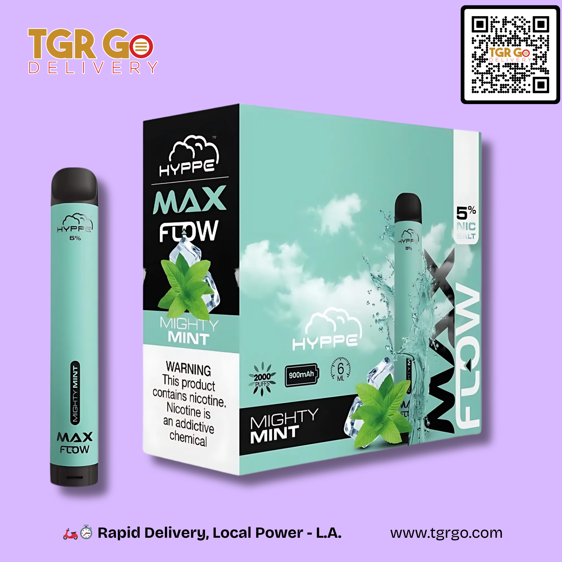 HYPPE - Disposable Vape Pen MAX FLOW 2000