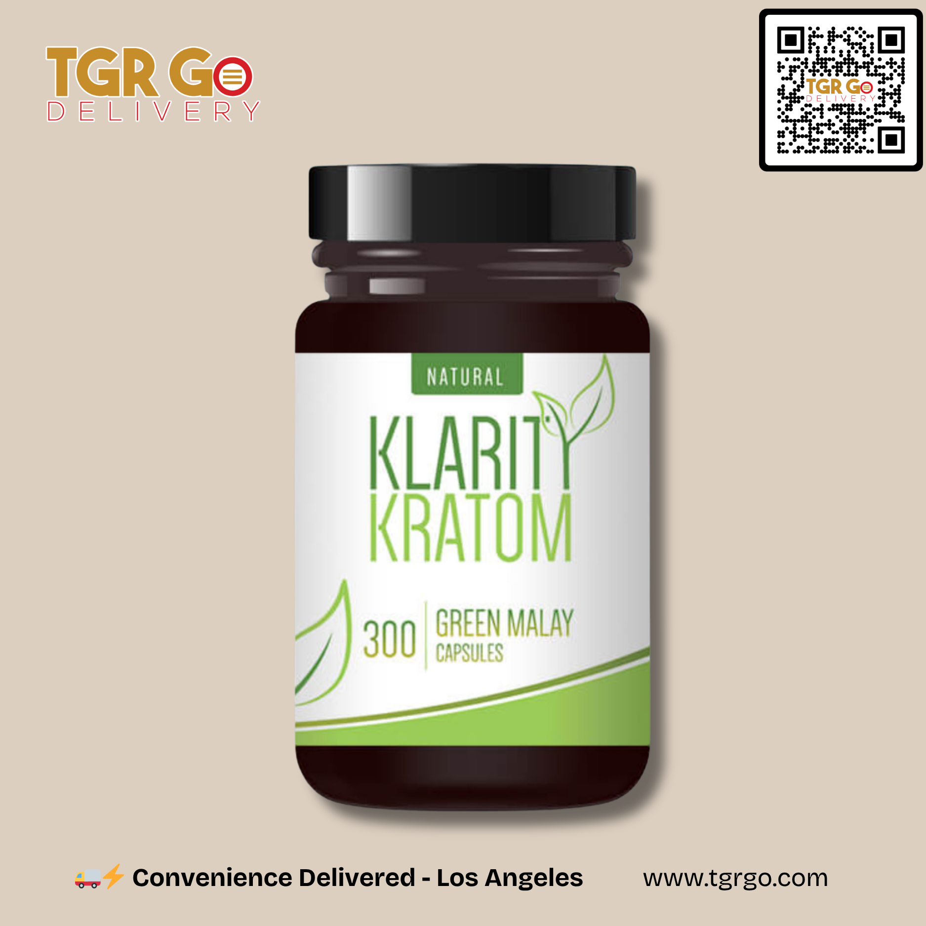 Klarity - Kratom Capsule 300ct