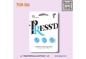 PRESS'D - 7 Hydroxymitragynine Kratom Extract Tablets BLUE 3ct 18mg