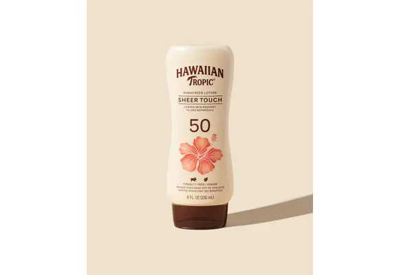 Hawaiian Tropic - Sunscreen Lotion 8oz Sheer Touch SPF 50