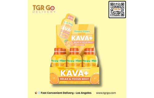 Happy Hippo - Kava with 5-UMP Shot KAVA+ 2oz