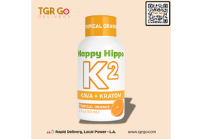 Happy Hippo - Kava Kratom K2 Shot 2oz Tropical Orange