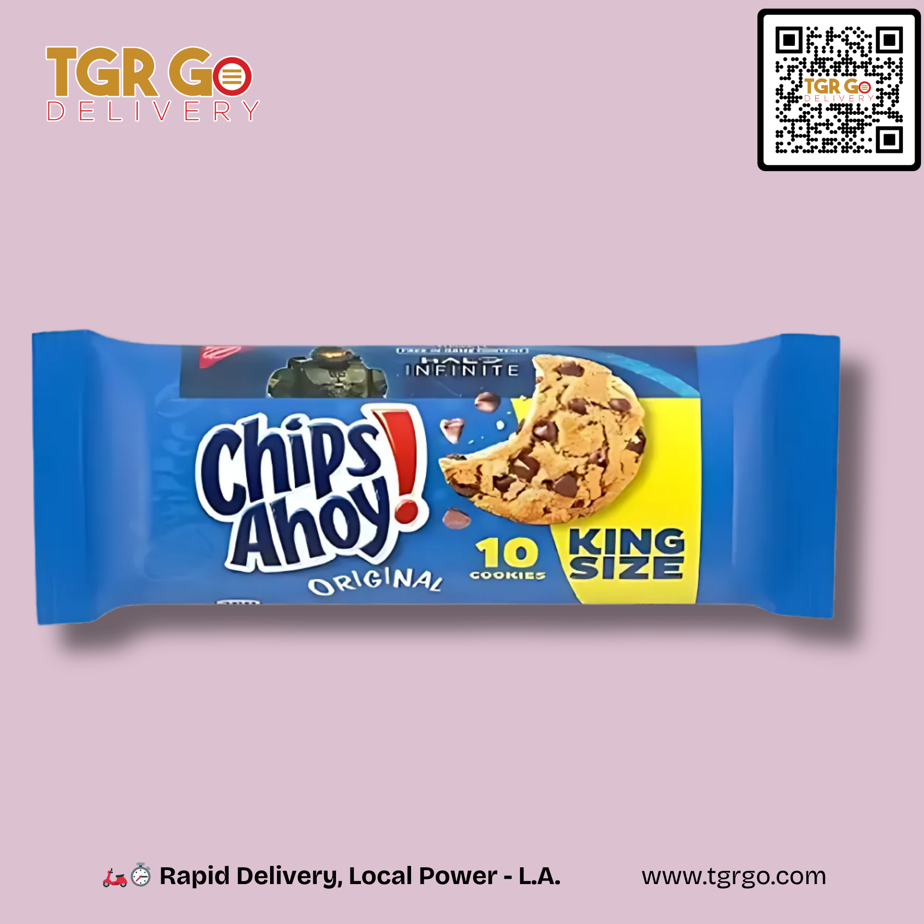 Chips Ahoy! - Chocolate Chip Cookies King Size 4.15oz