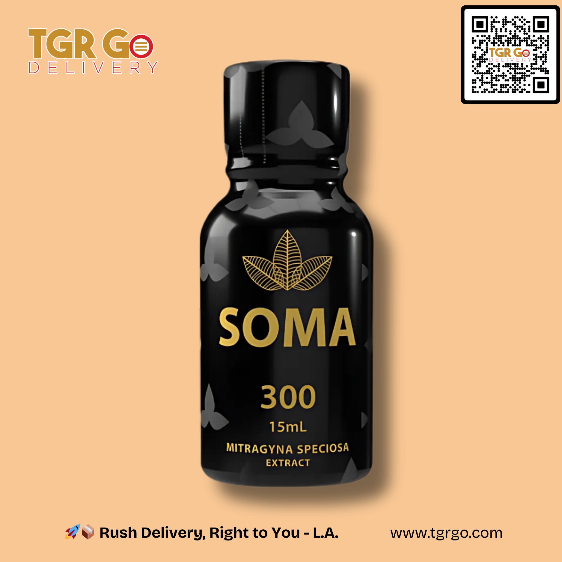 Soma - Kratom Extract Liquid Shot 300mg 15ml
