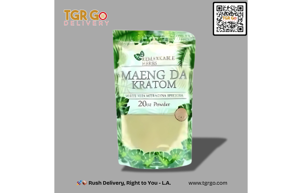 Remarkable Herbs - Kratom Powder Green Vein Maeng Da 20oz
