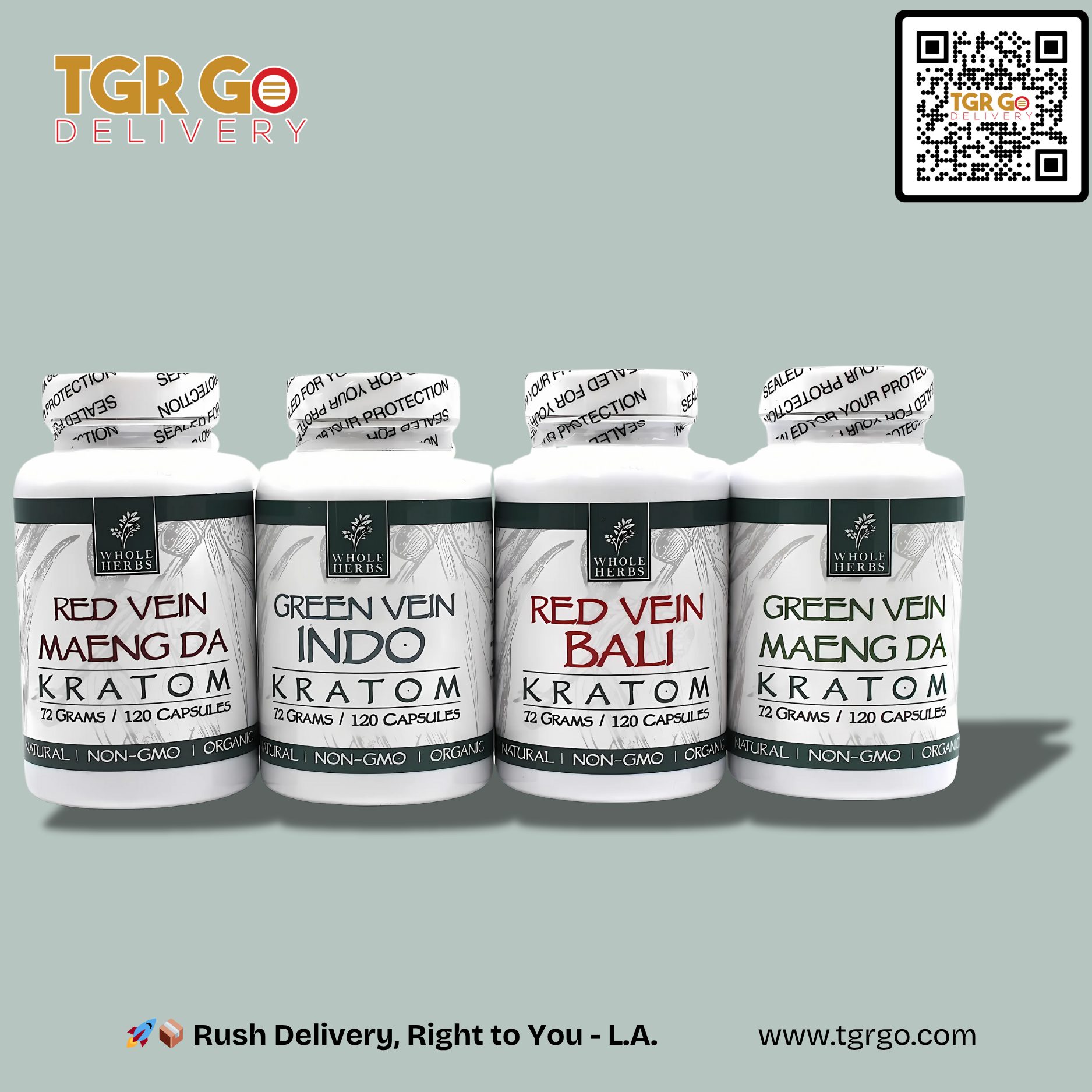 Whole Herbs - Kratom Capsule 120ct