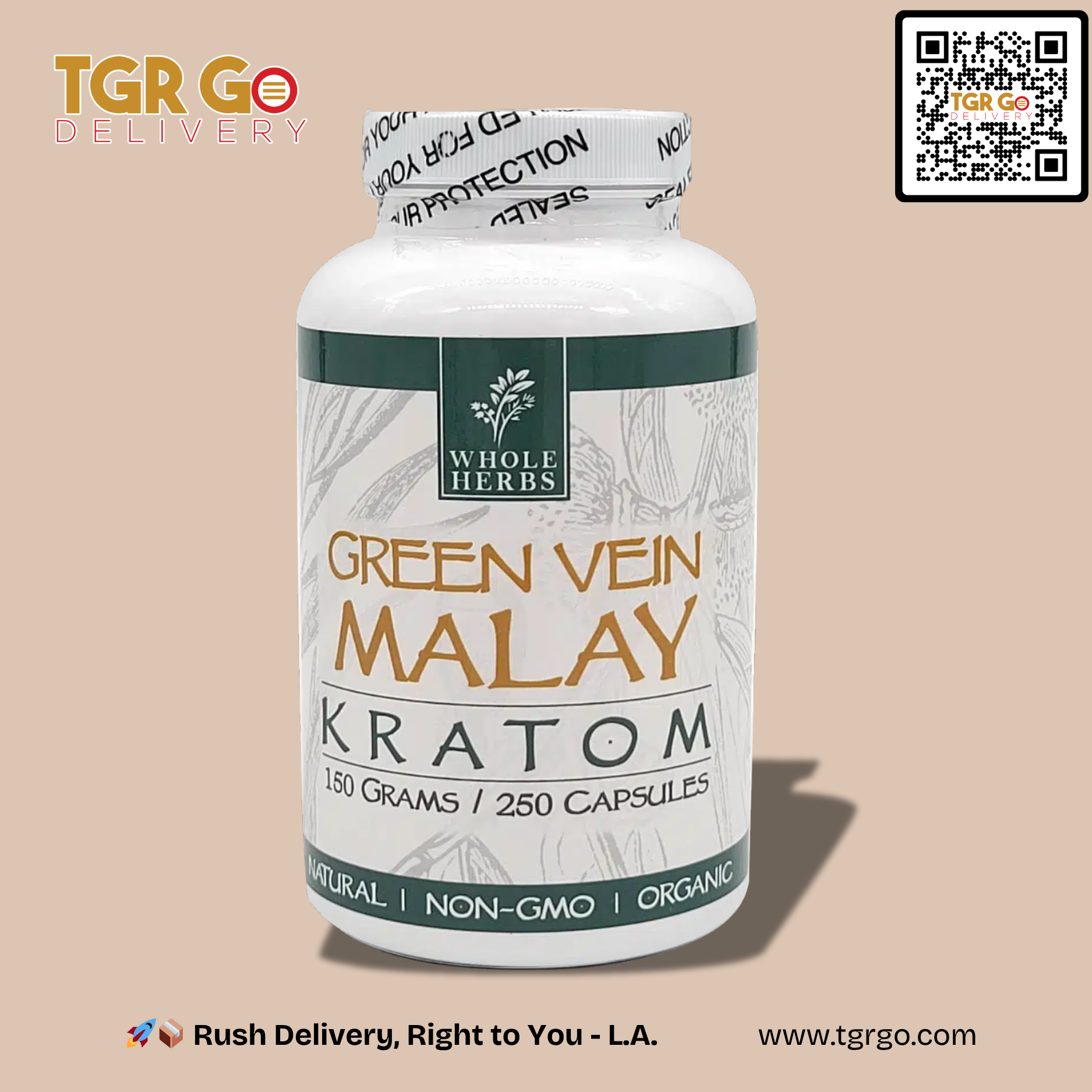 Whole Herbs - Kratom Capsule 120ct