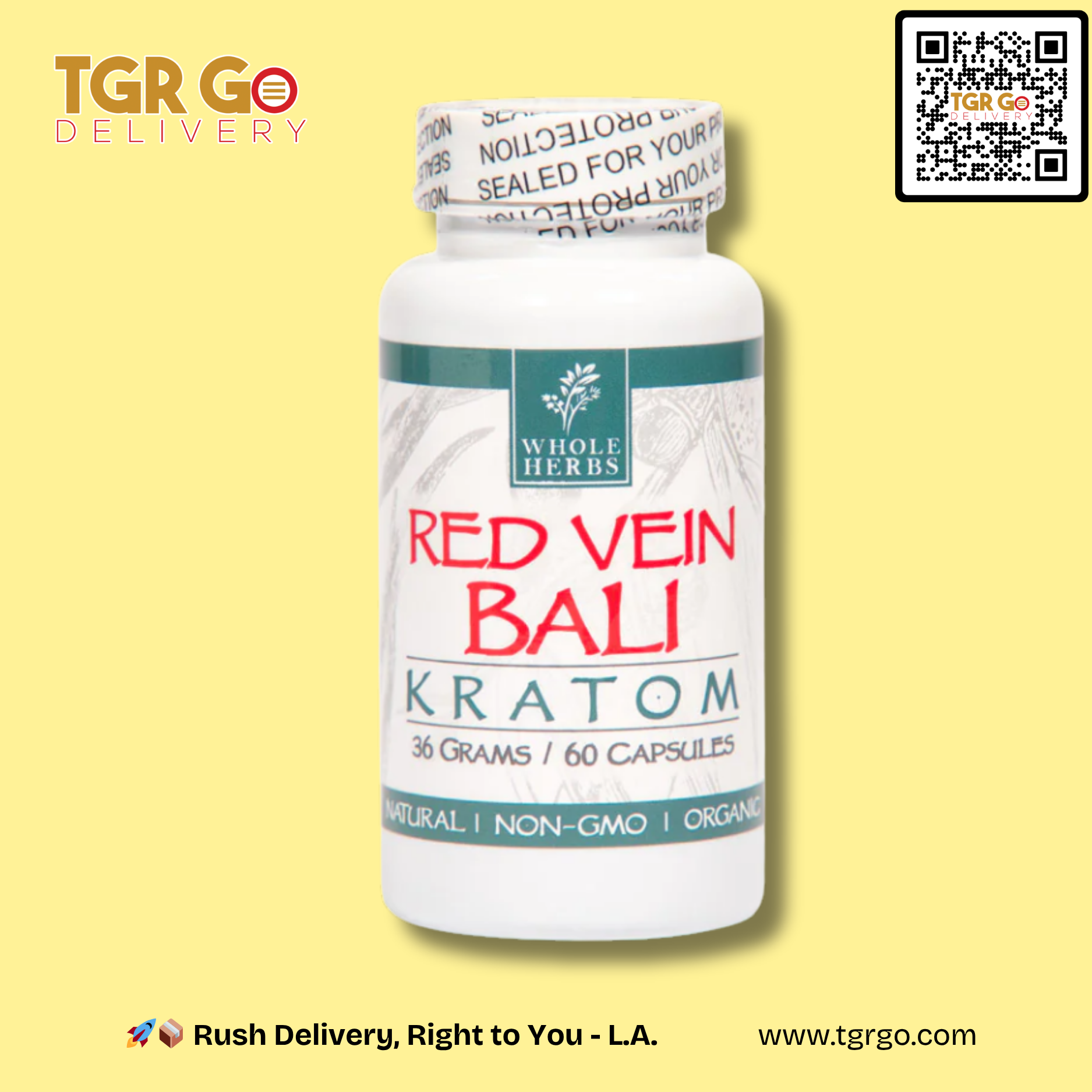 Whole Herbs - Kratom Capsule 120ct