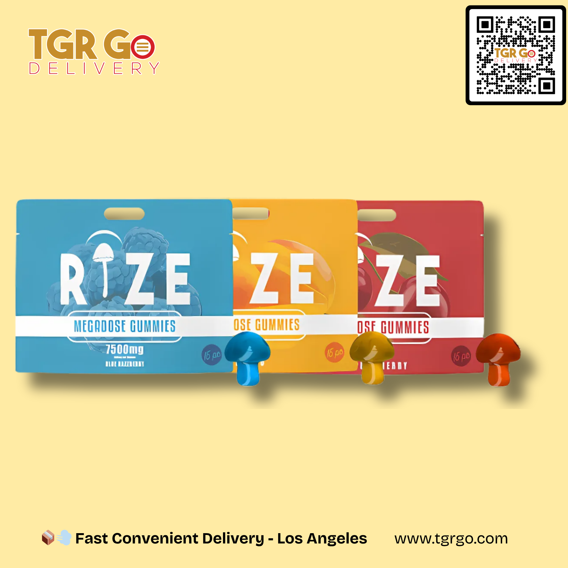 Rize - Mushroom Gummies 15ct 7500mg