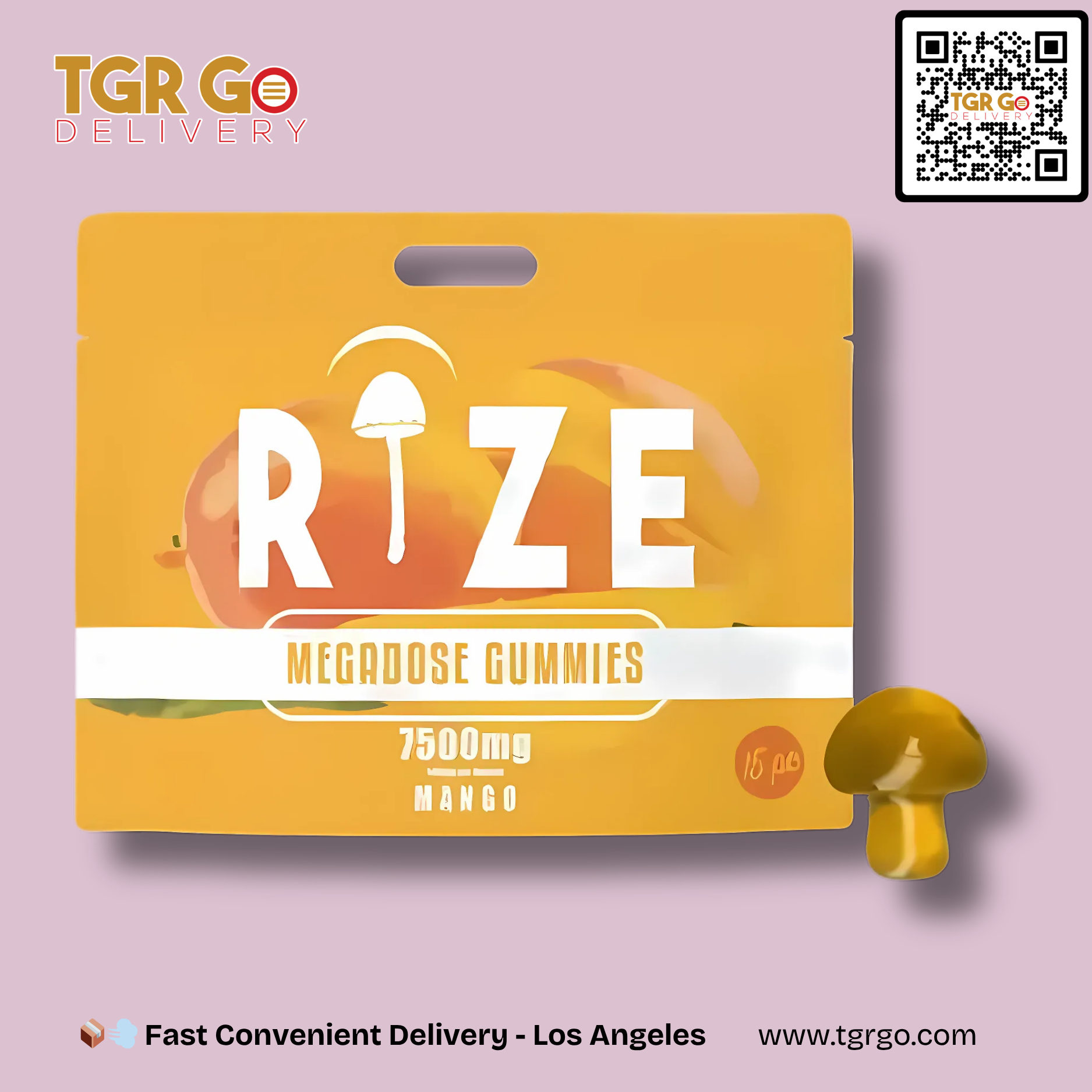 Rize - Mushroom Gummies 15ct 7500mg