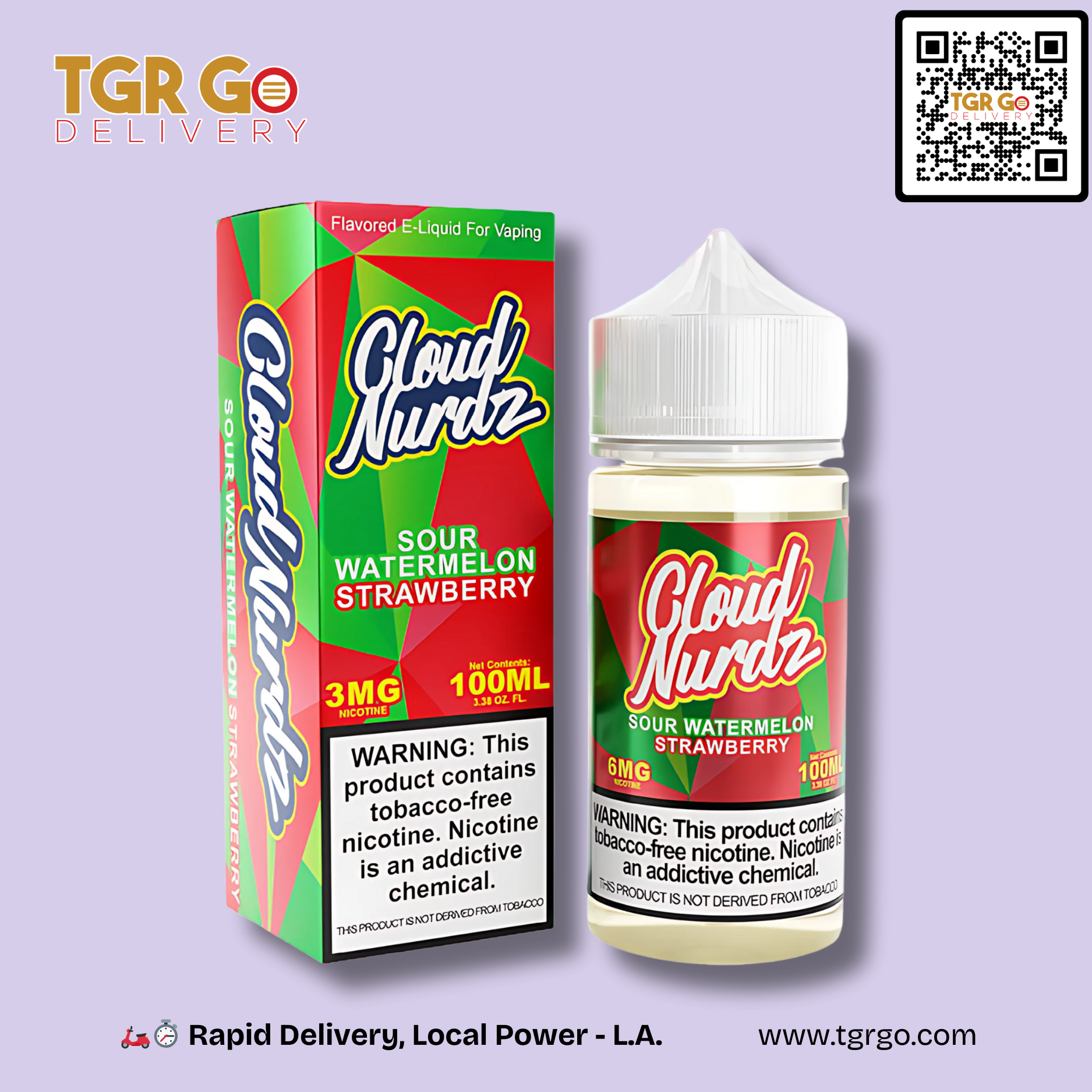 Cloud Nurdz - Flavored Vape Juice 100mL