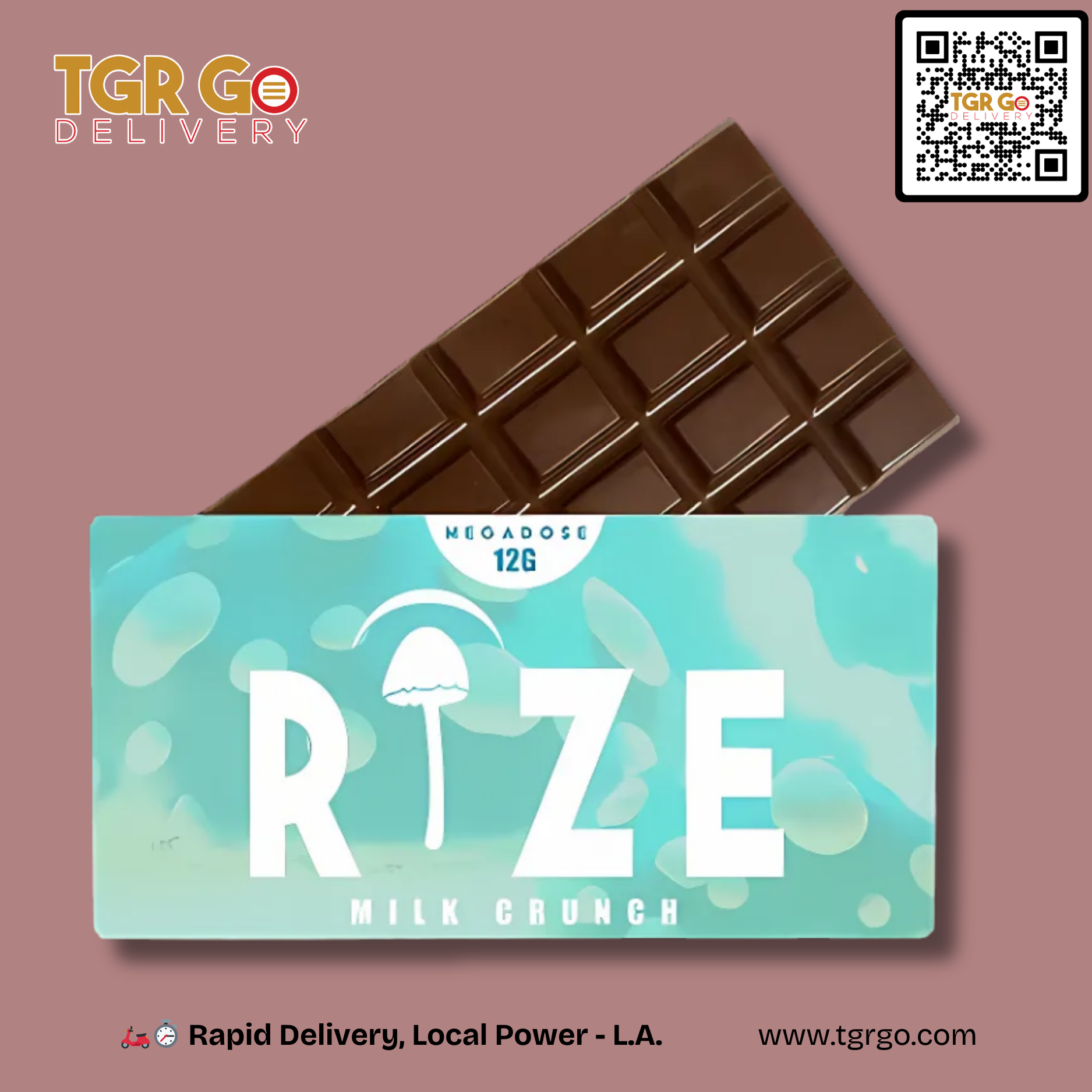 Rize - Mushroom Chocolate 12g