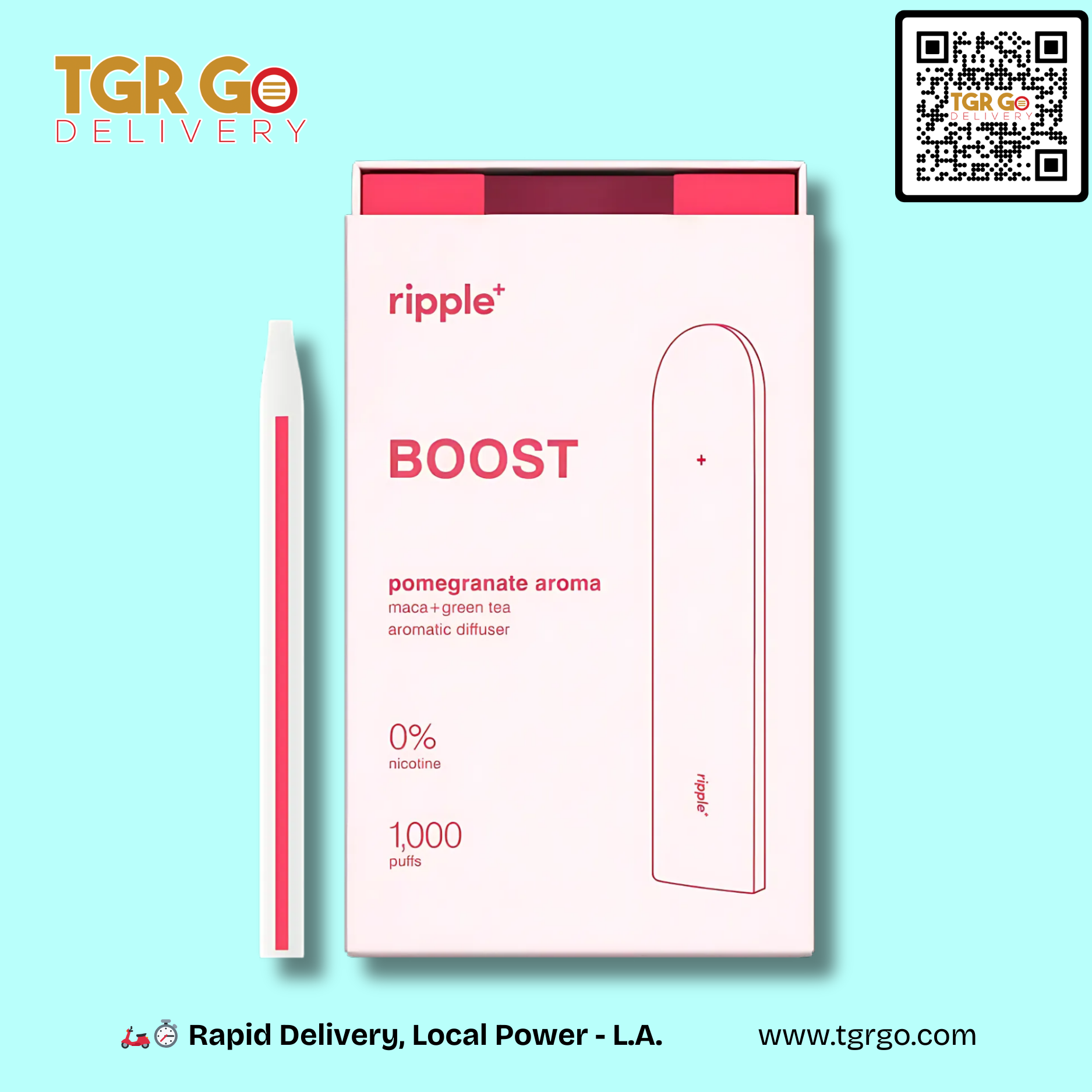 Ripple - Disposable Vape Diffuser No Nicotine 1000 Puffs