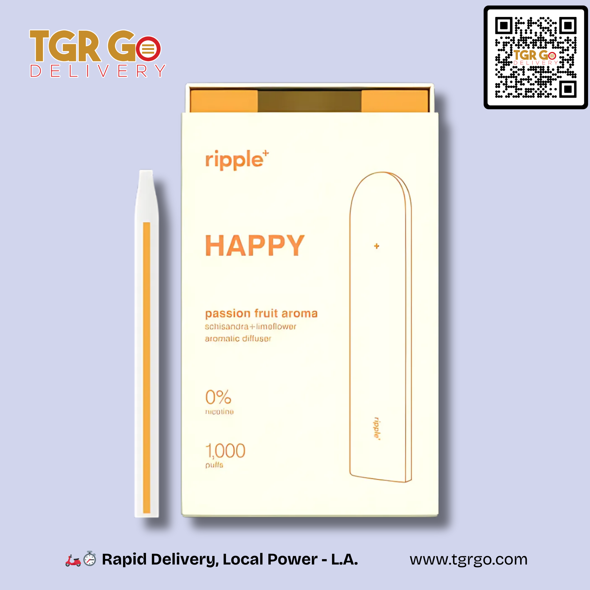 Ripple - Disposable Vape Diffuser No Nicotine 1000 Puffs