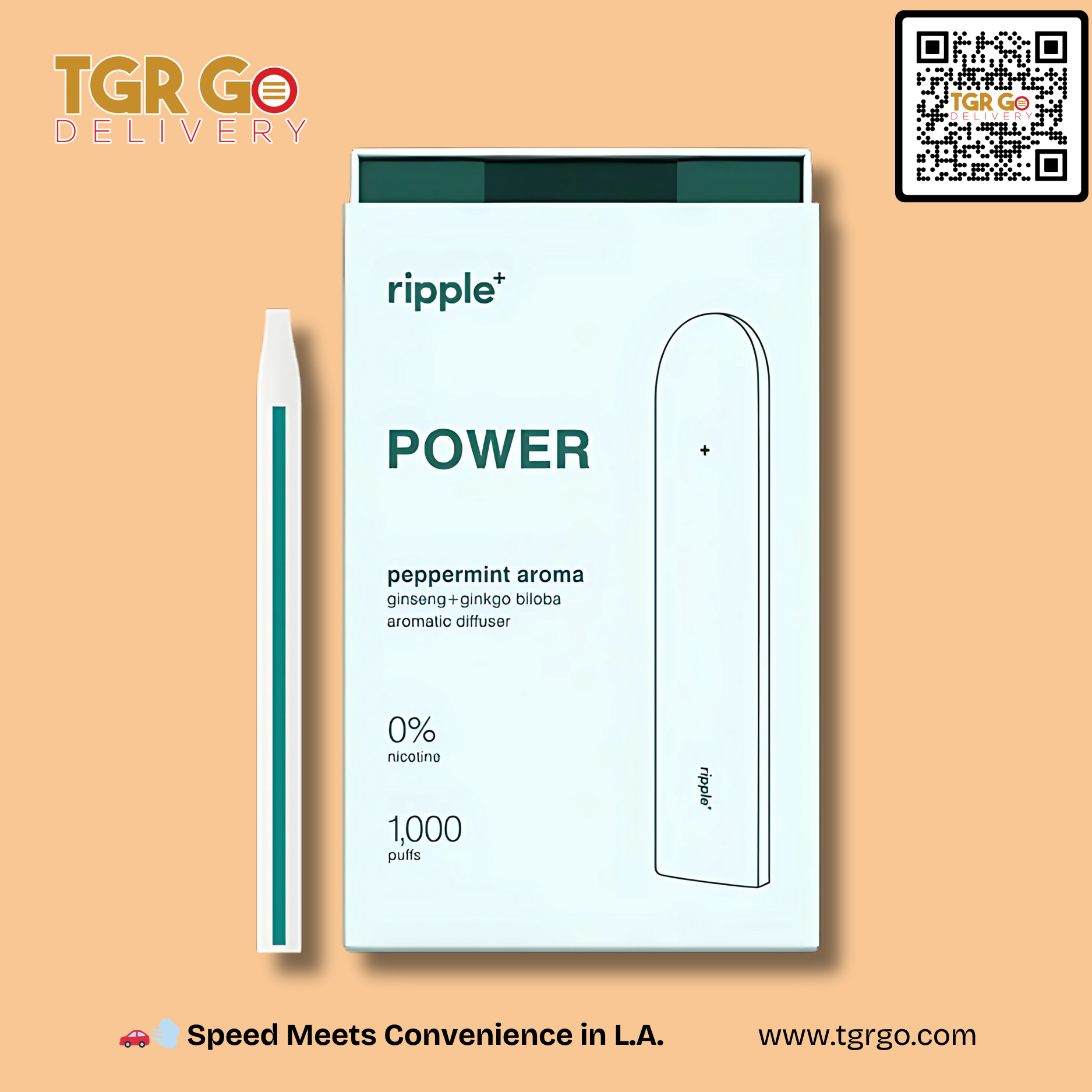 Ripple - Disposable Vape Diffuser No Nicotine 1000 Puffs