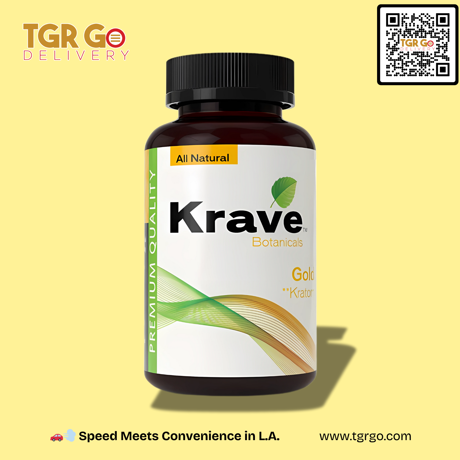 Krave - Kratom Capsule Gold 150ct