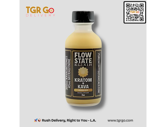 Pure Infinity Botanicals - Kratom + Kava Botanicals Flow State Elixir GOLDEN MILK 2oz