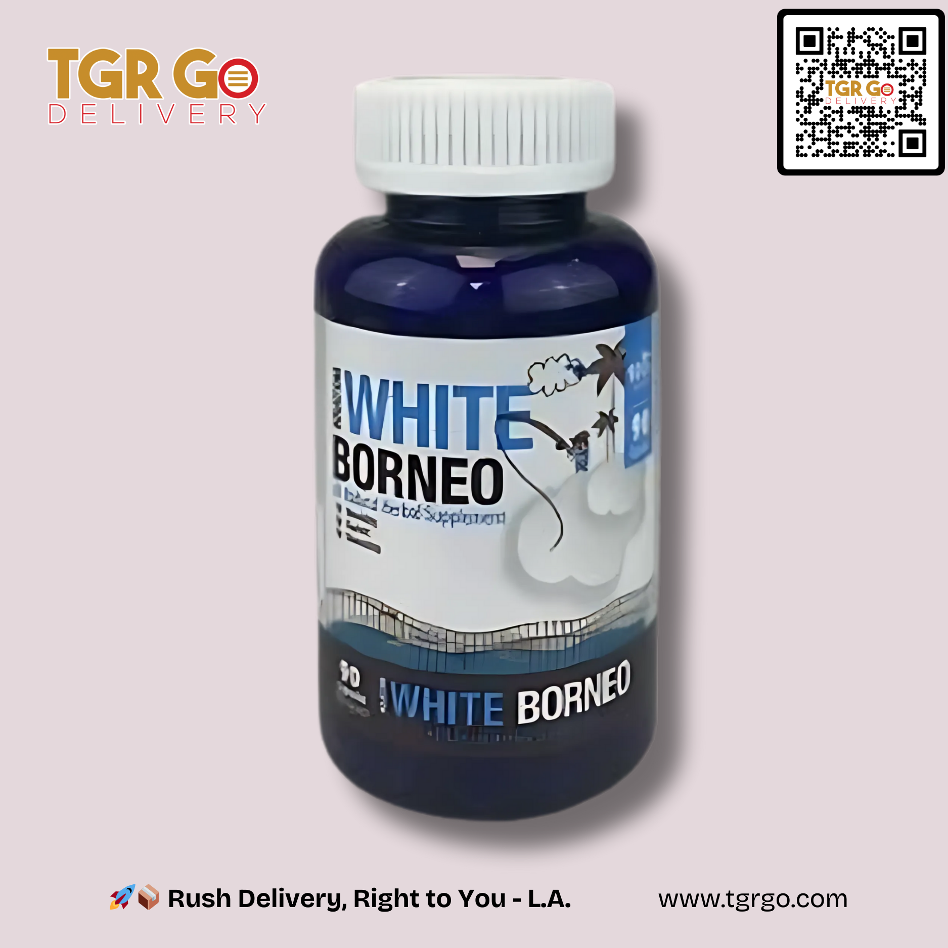 Bumble Bee - Kratom Capsule White Vein Borneo 90ct