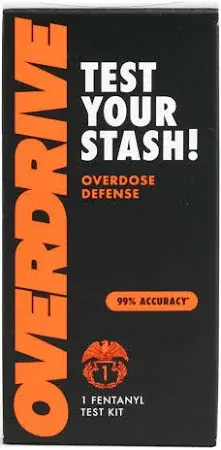 Overdrive - Fentanyl Drug Test Kit 1ct