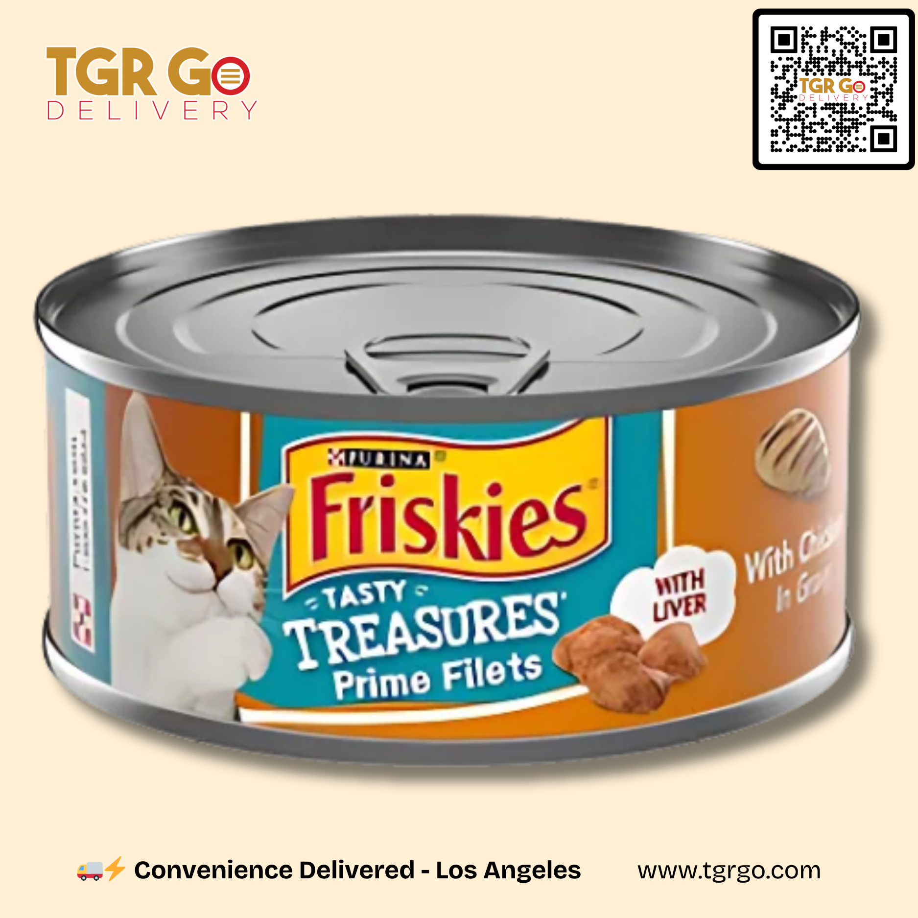 Friskies - Cat Food Canned Tasty Treasures Prime Filets 5.5oz
