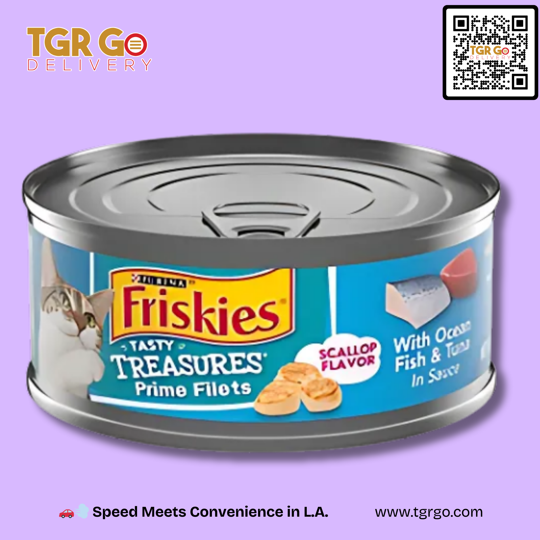 Friskies - Cat Food Canned Tasty Treasures Prime Filets 5.5oz