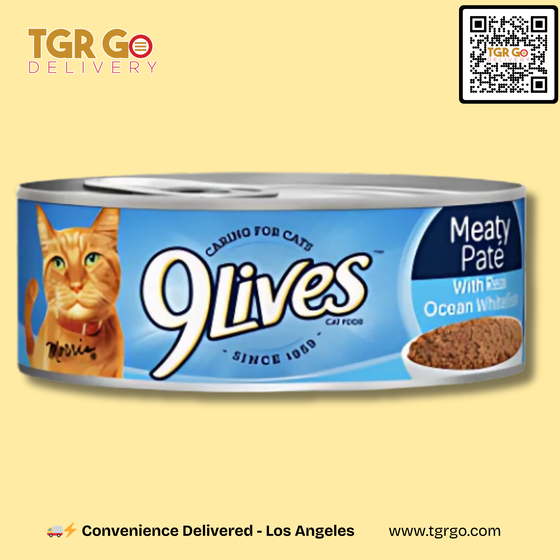 9 Lives - Cat Food Canned Meaty Pate 5.5oz