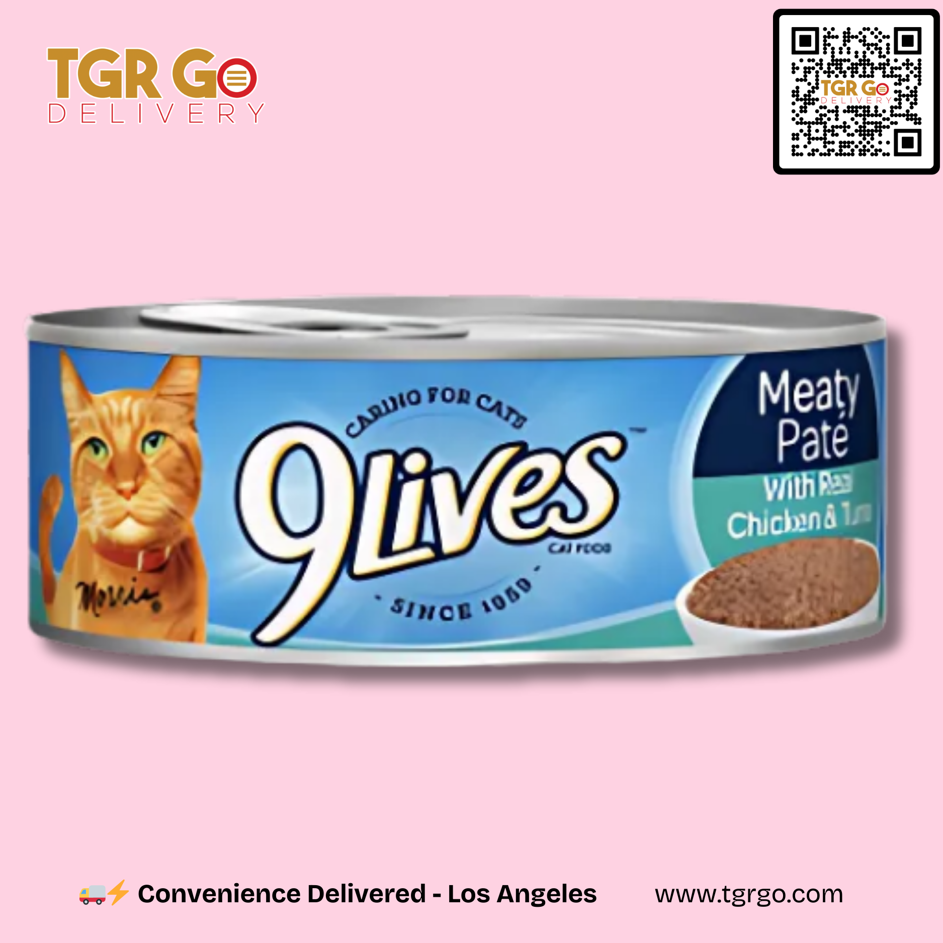 9 Lives - Cat Food Canned Meaty Pate 5.5oz