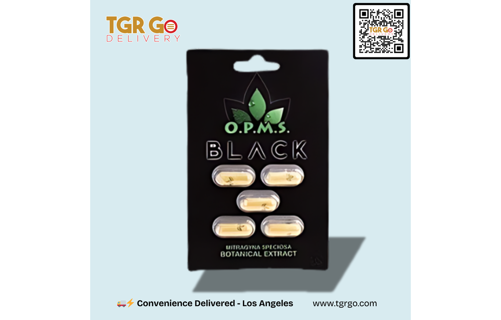 OPMS - Kratom Extract Capsules Black 5ct