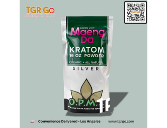 OPMS - Kratom Powder Silver Maeng Da 16oz
